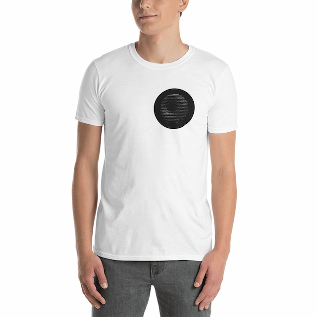 White - 3XL Donut shaped heart t-shirt